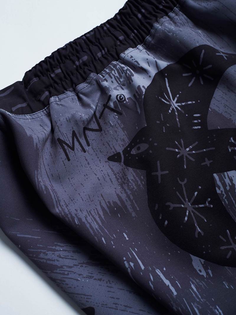 MANTO livings FIGHT SHORTS-grey